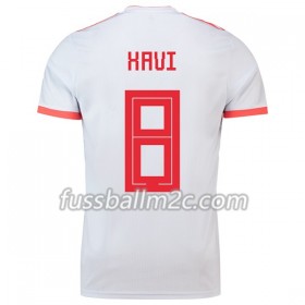 Fußballtrikots Spanien Xavi 8 Auswärts Trikotsatz WM 2018